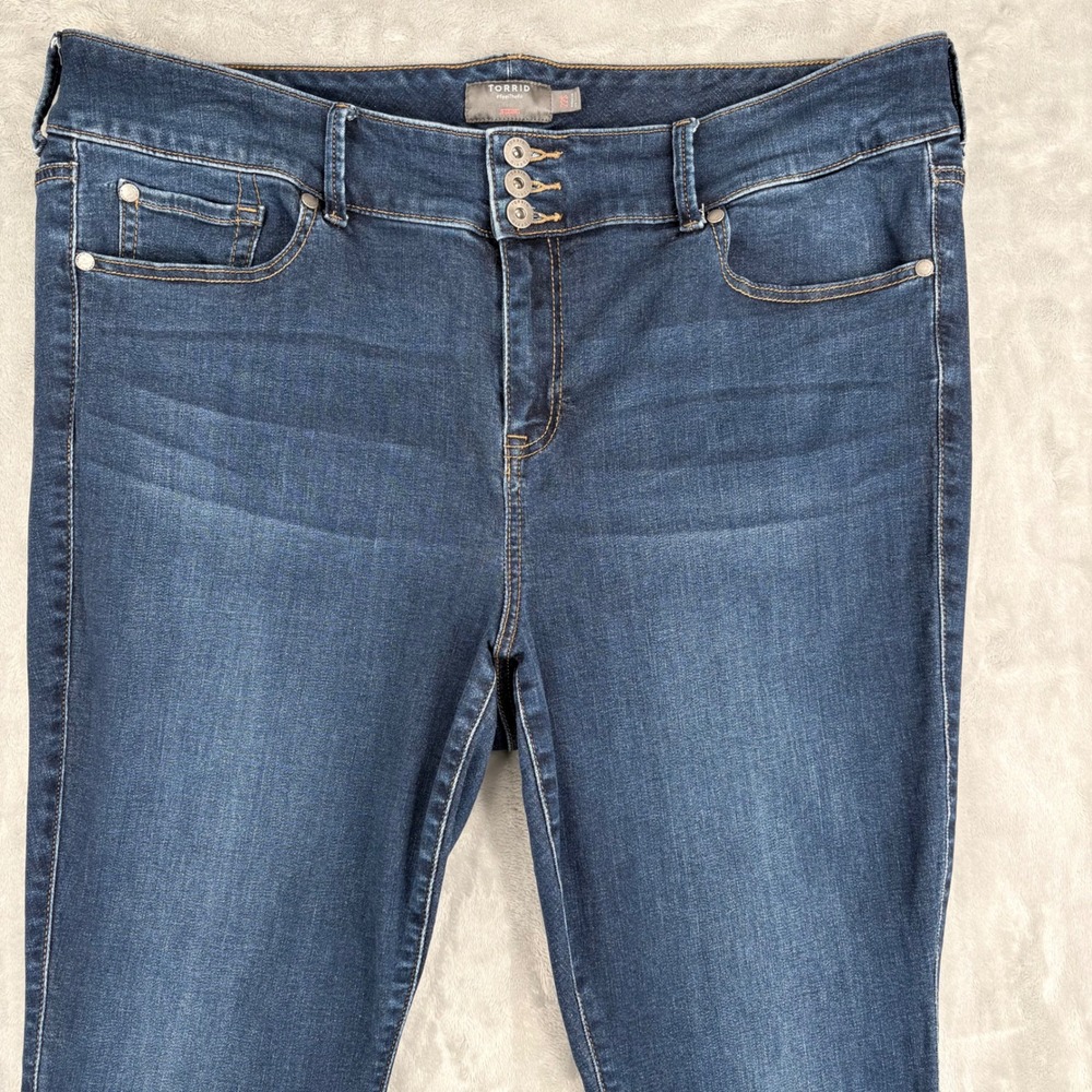 Torrid Jeggings Womens 22S (Fits 40x26.5) Dark Wash High Rise Skinny Stretch